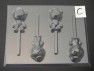 497sp Astronaut Animals Chocolate Candy Lollipop Mold FACTORY SECOND